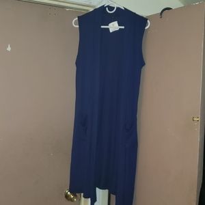 Sleeveless Cardigan sz M